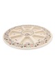 Bamboo Rosh Hashanah Seder Plate with Pomegranate Motif